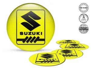 Suzuki Nabenaufkleber Ausgabe Individuelles Dome-Design